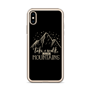 Take a Walk to the Mountains iPhone Case by Design Express