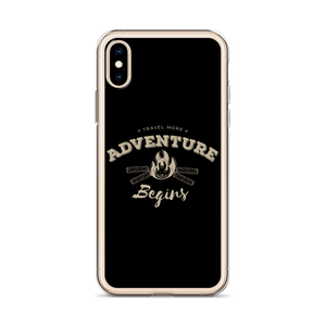 Travel More Adventure Begins iPhone Case by Design Express