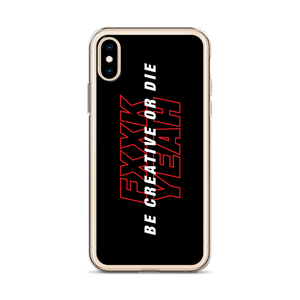 Be Creative or Die iPhone Case by Design Express