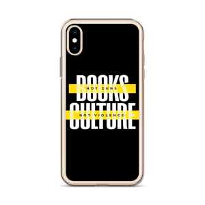 Books not Guns, Culture not Violence iPhone Case by Design Express