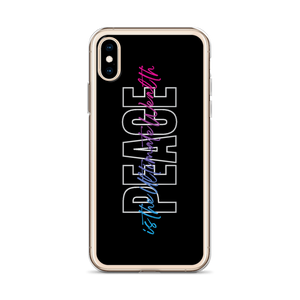 Peace is the Ultimate Wealth iPhone Case by Design Express