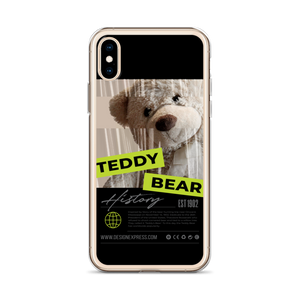 Teddy Bear Hystory iPhone Case Black by Design Express