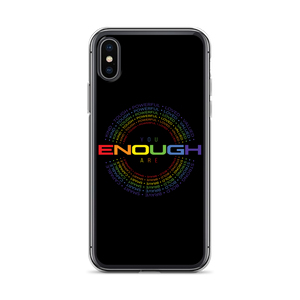 You Are Enough (Colorful) Clear Case for iPhone®