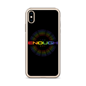 You Are Enough (Colorful) Clear Case for iPhone®