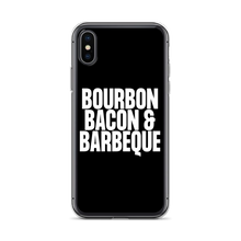 Bourbon Bacon & Barbeque (Funny) iPhone Case