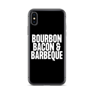 Bourbon Bacon & Barbeque (Funny) iPhone Case