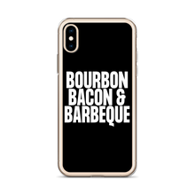 Bourbon Bacon & Barbeque (Funny) iPhone Case