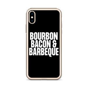 Bourbon Bacon & Barbeque (Funny) iPhone Case