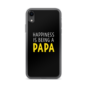 iPhone XR Happiness is Being a Papa (Funny) iPhone Case by Design Express