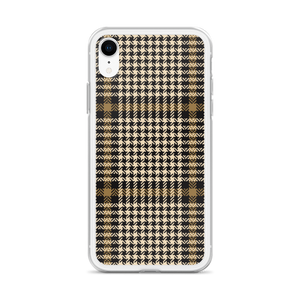 Herringbone Glen Plaid Pattern iPhone Case by Design Express