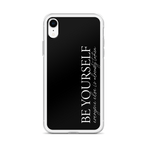 Be Yourself Quotes iPhone Case by Design Express