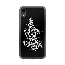 iPhone XR Not Perfect Just Forgiven Graffiti (motivation) iPhone Case by Design Express