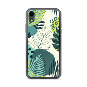 iPhone XR Fresh Tropical Leaf Pattern iPhone Case by Design Express