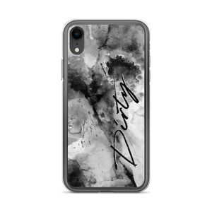 iPhone XR Dirty Abstract Ink Art iPhone Case by Design Express