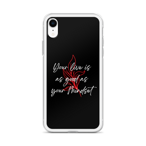 Your life is as good as your mindset iPhone Case by Design Express