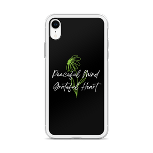 Peaceful Mind Grateful Heart iPhone Case by Design Express