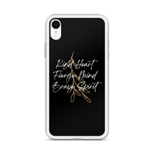 Kind Heart, Fierce Mind, Brave Spirit iPhone Case by Design Express