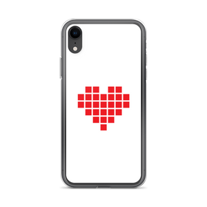 iPhone XR I Heart U Pixel iPhone Case by Design Express