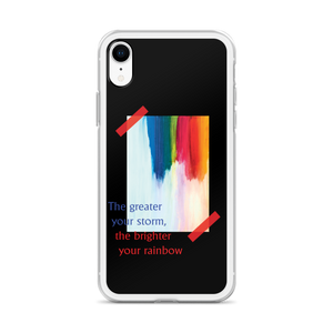 Rainbow iPhone Case Black by Design Express