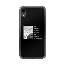 iPhone XR Art speaks where words are unable to explain iPhone Case by Design Express