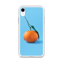 Orange on Blue iPhone Case by Design Express