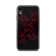 iPhone XR Black Red Fractal Art iPhone Case by Design Express