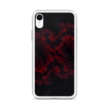 Black Red Fractal Art iPhone Case by Design Express