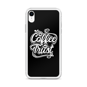 In Coffee We Trust iPhone Case by Design Express