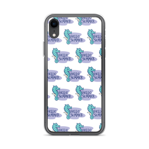 iPhone XR Seahorse Hello Summer iPhone Case by Design Express