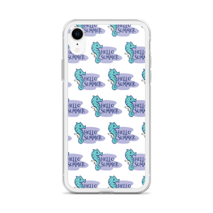 Seahorse Hello Summer iPhone Case by Design Express