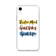 Positive Mind, Good Vibes, Great Life iPhone Case by Design Express