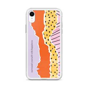 Surround Yourself with Happiness iPhone Case by Design Express