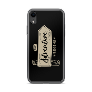 iPhone XR the Adventure Begin iPhone Case by Design Express