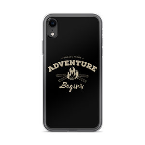 iPhone XR Travel More Adventure Begins iPhone Case by Design Express