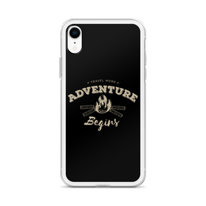 Travel More Adventure Begins iPhone Case by Design Express