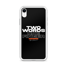 Two Words One Finger iPhone Case by Design Express