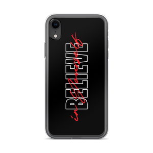 iPhone XR Believe in yourself Typography iPhone Case by Design Express