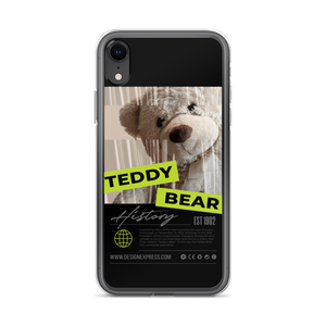 iPhone XR Teddy Bear Hystory iPhone Case Black by Design Express