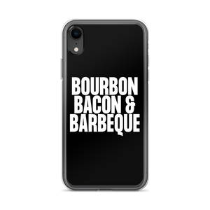 Bourbon Bacon & Barbeque (Funny) iPhone Case