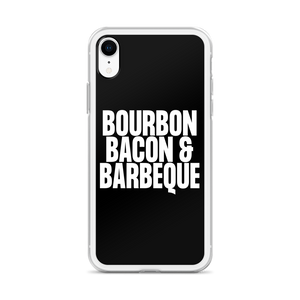 Bourbon Bacon & Barbeque (Funny) iPhone Case