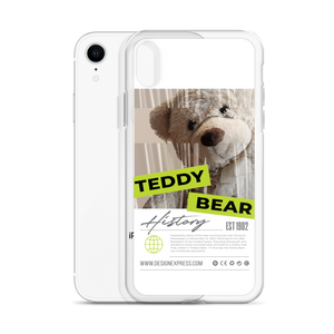 Teddy Bear Hystory iPhone Case by Design Express