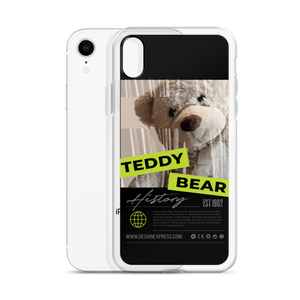 Teddy Bear Hystory iPhone Case Black by Design Express