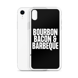 Bourbon Bacon & Barbeque (Funny) iPhone Case