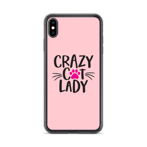iPhone XS Max Crazy Cat Lady (Cat Lover) Funny iPhone Case by Design Express