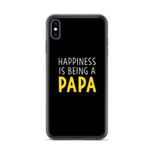 iPhone XS Max Happiness is Being a Papa (Funny) iPhone Case by Design Express