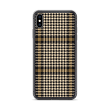 iPhone XS Max Herringbone Glen Plaid Pattern iPhone Case by Design Express