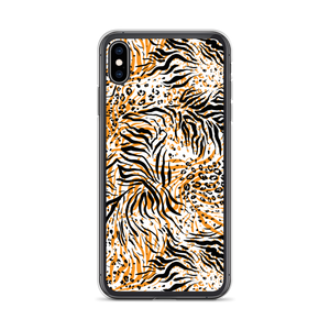 iPhone XS Max Tiger Seamless Pattern iPhone Case by Design Express