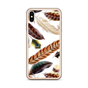 Feathers Pattern iPhone Case by Design Express