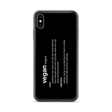 iPhone XS Max Vegan Dictionary iPhone Case by Design Express