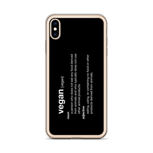 Vegan Dictionary iPhone Case by Design Express